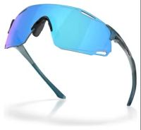 OAKLEY CYBR ZERO POLISHED WHITE, PRIZM SAPPHIRE Lunettes de sport pas cher