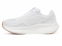 SAUCONY RIDE 18 WHITE ET GUM Chaussures running pas cher