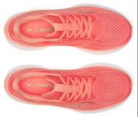 SAUCONY RIDE 18 CORAL ET SALMON Chaussures running pas cher