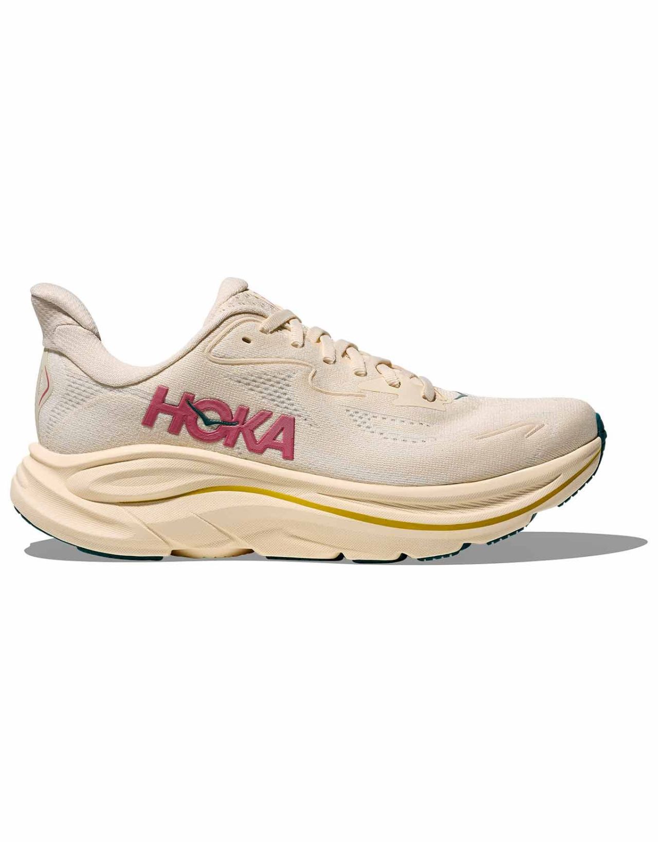 HOKA CLIFTON 10 BIRCH ET ALABASTER  Chaussures de running