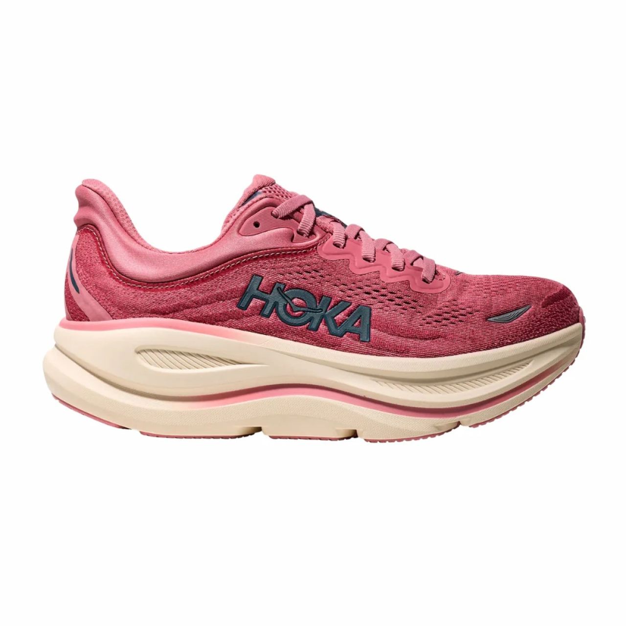 HOKA BONDI 9 LINGONBERRY ET CRANBERRY Chaussures de running