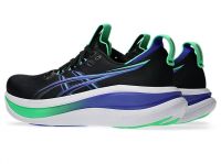 ASICS GEL NIMBUS 28 BLACK ET COBALT BURST Chaussure running asics pas cher