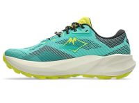 ASICS GEL TRABUCO 14 AURORA GREEN ET LIGHT DUST   Chaussures de trail pas cher
