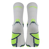 BV SPORT CHAUSSETTES TRAIL ULTRA 2 HIGH GRIS ET LIME  Chaussettes de trail pas cher