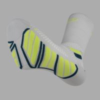 BV SPORT CHAUSSETTES TRAIL ULTRA 2 HIGH GRIS ET LIME  Chaussettes de trail pas cher
