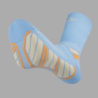 BV SPORT CHAUSSETTES TRAIL ULTRA 2 HIGH CIEL ET ORANGE Chaussettes de trail pas cher