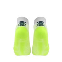 BV SPORT SOQUETTE LIGHT RUN MARATHON 2 LOW LIME ET GRIS  Chaussettes de running pas cher