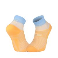 BV SPORT SOQUETTE LIGHT RUN MARATHON 2 LOW ORANGE ET CIEL  Chaussettes de running
