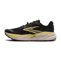 BROOKS CASCADIA 19 BLACK,YELLOW ET CHATEAU Chaussures de trail pas cher