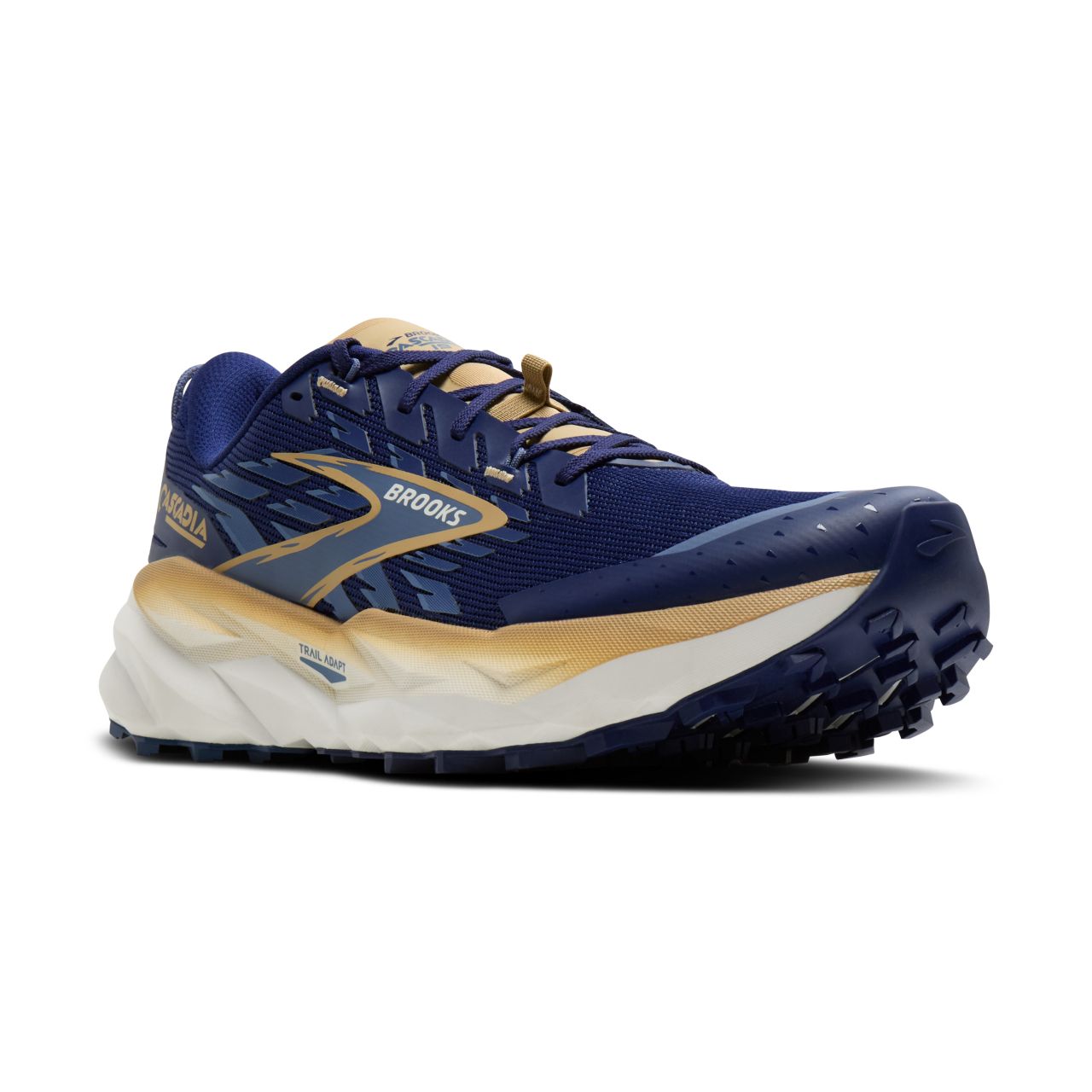 BROOKS CASCADIA 19 BEACON BLUE, STARFISH ET COCONUT Chaussures de trail