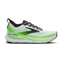 BROOKS GLYCERIN GTS 23 WHITE, PHANTOM ET GREEN GECKO Chaussures de running pas cher