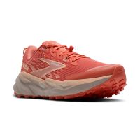 BROOKS CASCADIA 19 PEACH ECHO , CHATEAU ET WHITE Chaussures de trail