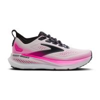BROOKS GLYCERIN GTS 23 WHITE, PHANTOM ET CYBER PINK Chaussures de running pas cher