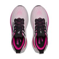 BROOKS GLYCERIN GTS 23 WHITE, PHANTOM ET CYBER PINK Chaussures de running pas cher