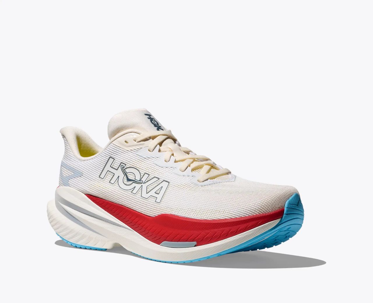 HOKA MACH X 3 WHITE ET ALABASTER  Chaussures de running