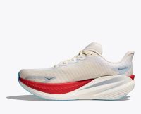 HOKA MACH X 3 WHITE ET ALABASTER  Chaussures de running pas cher