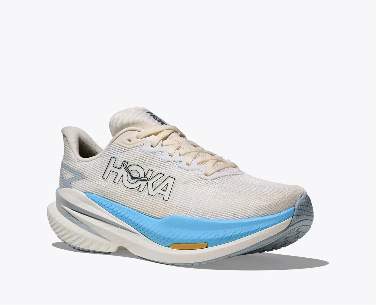 HOKA MACH X 3 WHITE ET ALABASTER Chaussures de running