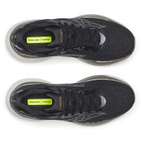 SAUCONY RIDE 19 BLAXK ET PEWTER Chaussures running pas cher