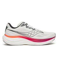 SAUCONY RIDE 19 WHITE ET CRIMSON Chaussures running