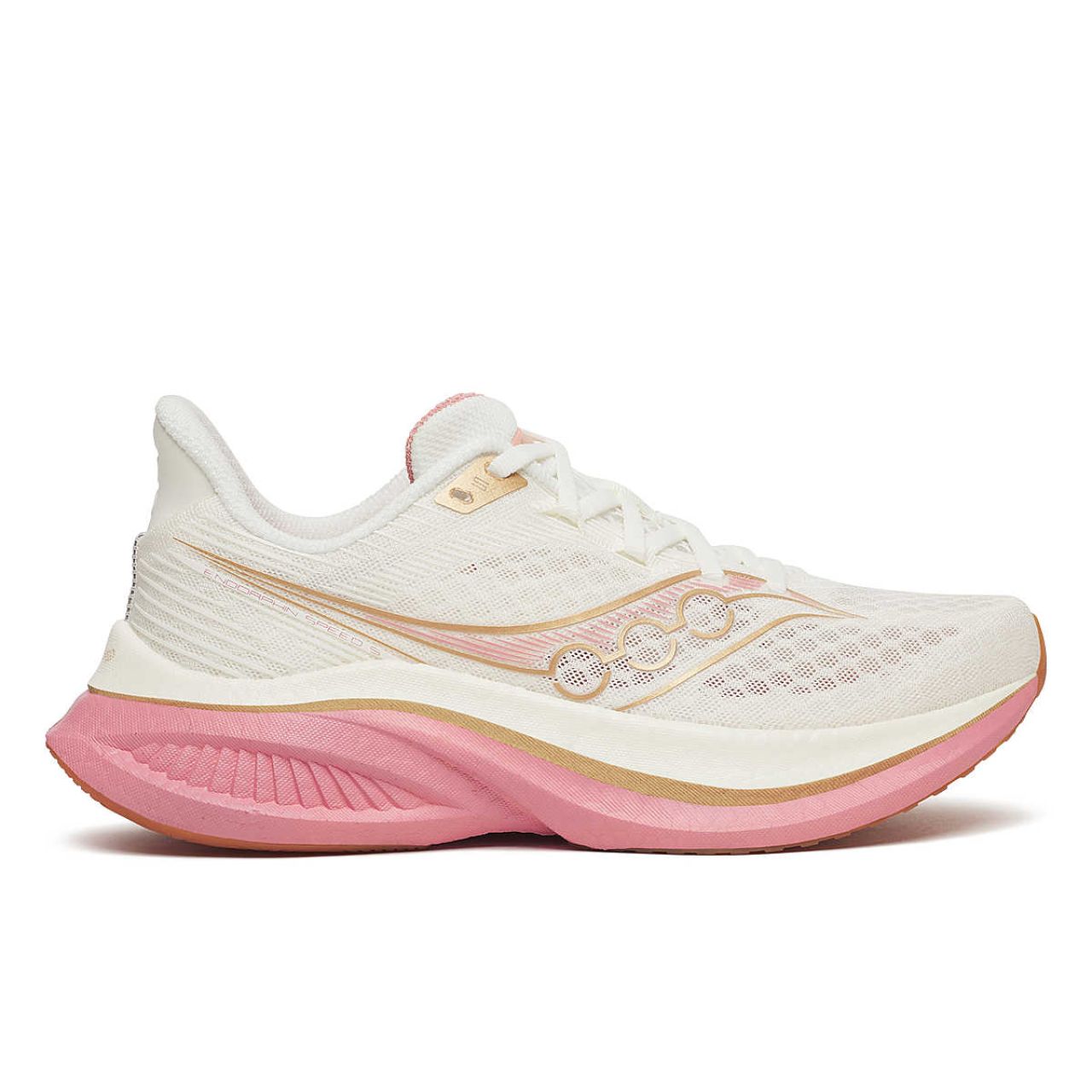SAUCONY ENDORPHIN SPEED 5 IVORY ET MAUVE Chaussures running saucony