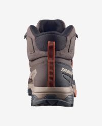 SALOMON X ULTRA 5 GTX MID BLACK COFFE ET WALNUT Chaussures de Randonnée étanche pas cher