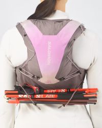 SALOMON ADV SKIN 12 W SET  IRON ET SHADOW GREY  Sac à dos trail pas cher