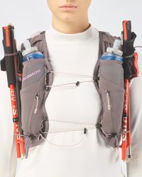 SALOMON ADV SKIN 12 W SET  IRON ET SHADOW GREY  Sac à dos trail pas cher