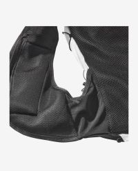 SALOMON ADV SKIN 12 RACE FLAG SET BLACK WHITE  Sac à dos trail pas cher