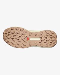 SALOMON GENESIS ALMOND CREAM ET SUNNY LIME Chaussures de trail pas cher