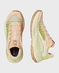 SALOMON GENESIS ALMOND CREAM ET SUNNY LIME Chaussures de trail pas cher