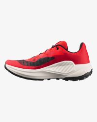SALOMON GENESIS FIERY RED ET LAVA FALLS  Chaussures de trail pas cher