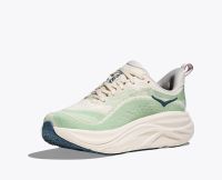HOKA SKYFLOW ALABASTER ET VINTAGE GREEN Chaussures de running pas cher