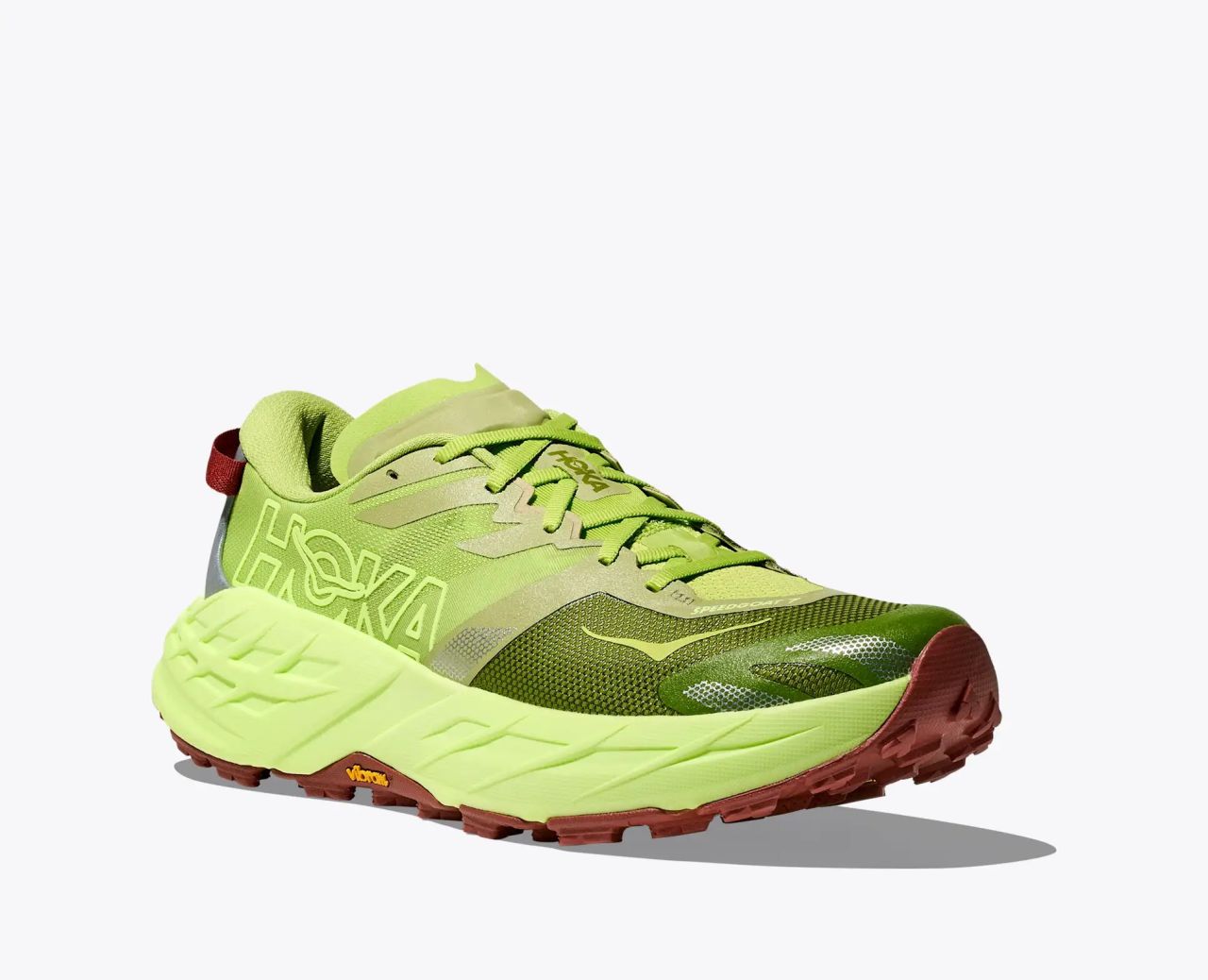HOKA SPEEDGOAT 7 KIWI ET NEON YUZU Chaussures de trail