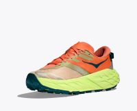 HOKA SPEEDGOAT 7 PERSIMMON ET NEON YUZU Chaussures de trail pas cher