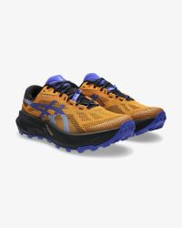 ASICS GEL TRABUCO 14 SANDSTORM ET COBALT BURST Chaussures de trail pas cher