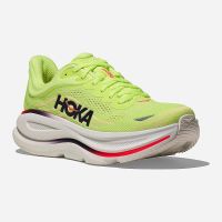 HOKA BONDI 9 NEON YUZU ET SUNLIGHT Chaussures de running