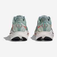 HOKA CLIFTON 10 SAGE ET NEON FLAME Chaussures de running pas cher