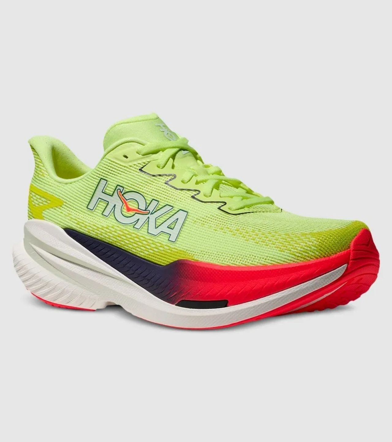 HOKA MACH X 3 NEON YUZU ET SQUID INK Chaussures de running