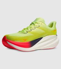 HOKA MACH X 3 NEON YUZU ET SQUID INK Chaussures de running pas cher