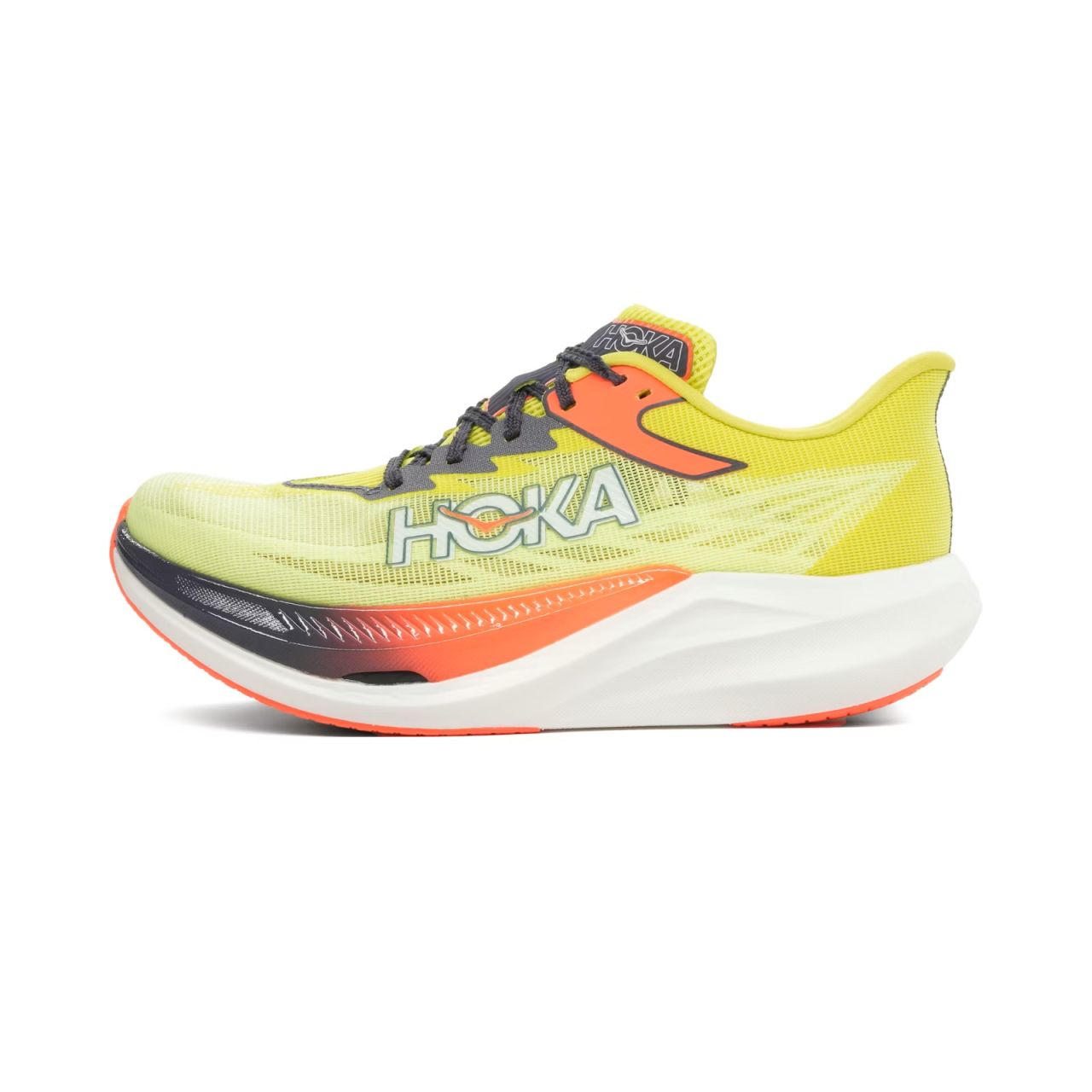 HOKA  ROCKET X3 NEON YUZU ET SQUID INK Chaussures de running