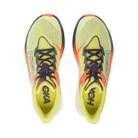 HOKA  ROCKET X3 NEON YUZU ET SQUID INK Chaussures de running pas cher