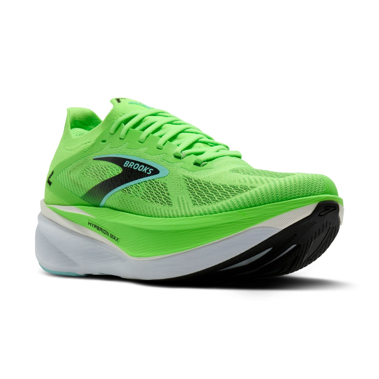 BROOKS HYPERION MAX 3 GREEN GECKO, BLACK ET BLUE Chaussures de running
