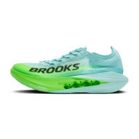 BROOKS HYPERION ELITE 5 LIMPET,BLACK ET GREEN GECKO  Chaussures avec plaque carbone pas cher