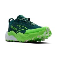 BROOKS CALDERA 8 ATLANTIC DEEP, GREEN ET WHITE Chaussures de trail