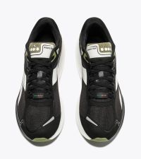 DIADORA ATOMO STAR BLACK, WHITE ET SAGE Chaussure running pas cher