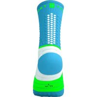 COMPRESSPORT ULTRA TRAIL SOCKS V2.0  NORSE BLUE  ET NEON GREEN Chaussettes running pas cher