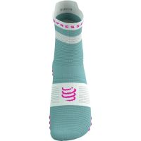 COMPRESSPORT PRO RACING SOCKS V4 ETHER ET NEON PINK Chaussettes running pas cher