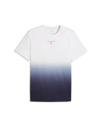 PUMA X HYROX POLY TEE WHITE ET DEEP PLUM  Tee shirt sport