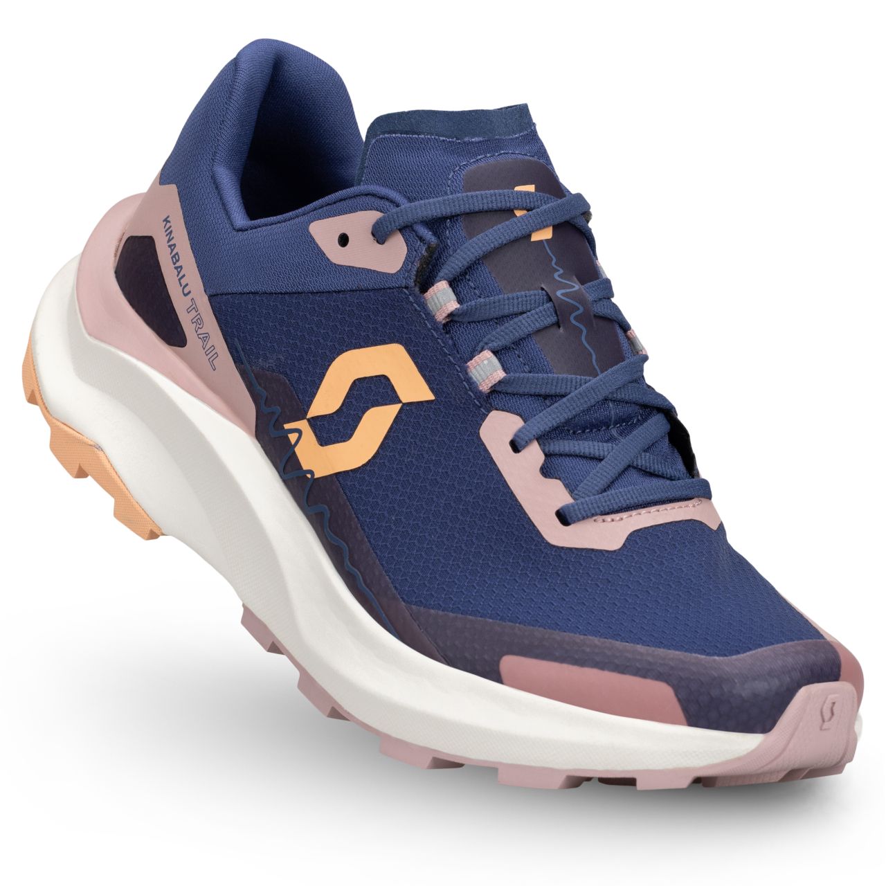 SCOTT KINABALU TRAIL BLEU INDIGO ET ROSE DELAVE Chaussures de Trail