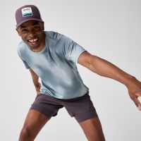 BROOKS SHORT HIGH POINT 5 POUCES 2 EN 1 DK RUSSET Short trail brooks pas cher